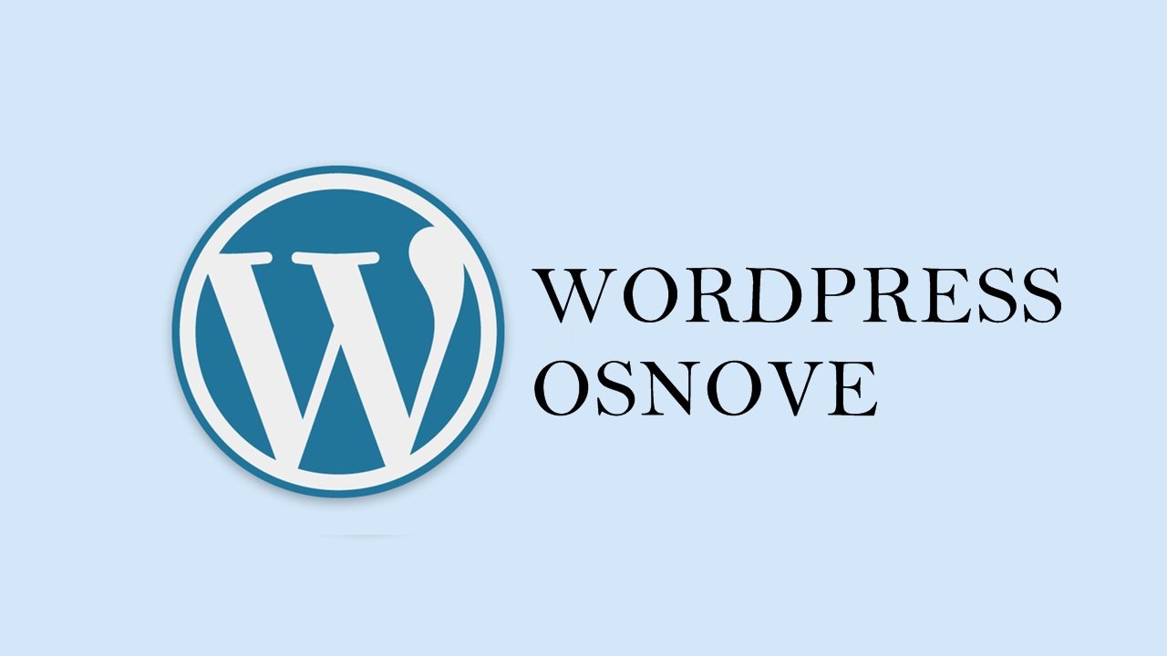 WordPress osnove